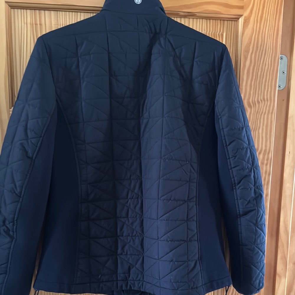 Navy Quilted Jacket - image 2